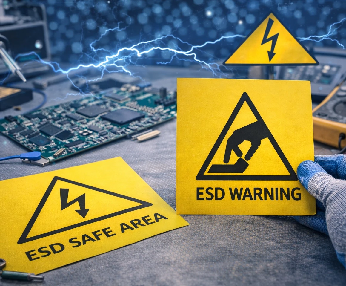Úvod do ESD problematiky (ochrana proti účinkům elektrostatického výboje) dle IEC 61340-5-1 