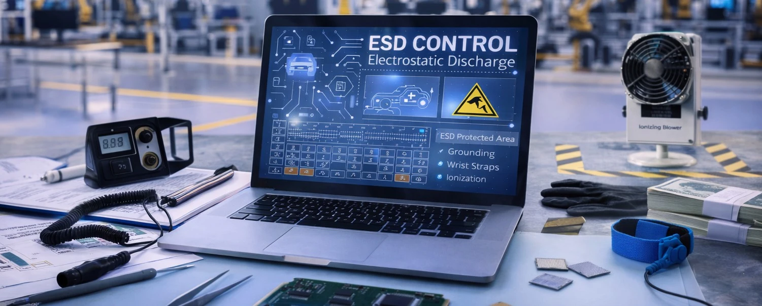 Úvod do ESD problematiky (ochrana proti účinkům elektrostatického výboje) dle IEC 61340-5-1 