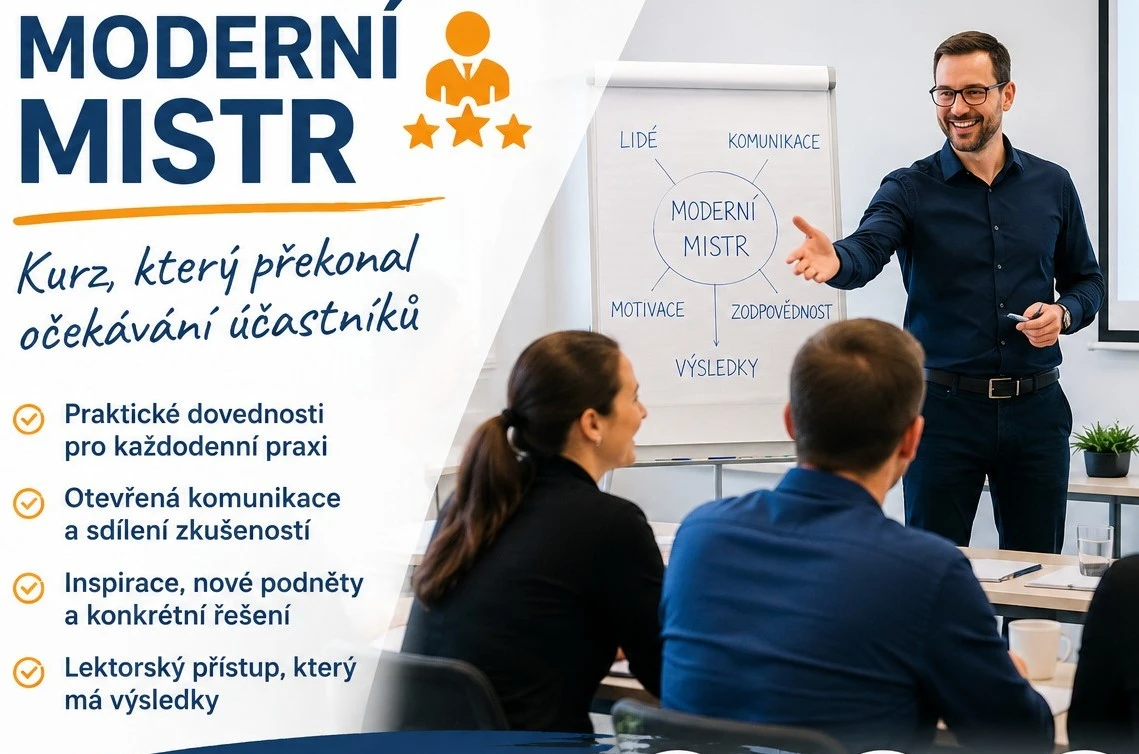 Moderní mistr? Kurz, který překonal očekávání účastníků