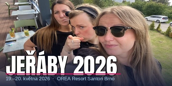 JEŘÁBY 2026 · Plný sál, živá diskuse, praxe na prvním místě.