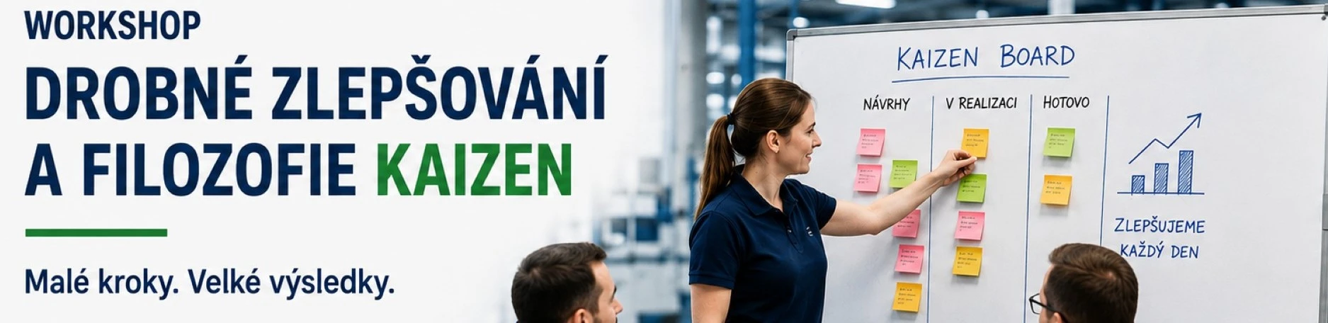 Workshop KAIZEN – Drobné zlepšování a&nbsp;kultura neustálého zlepšování s&nbsp;využitím AI