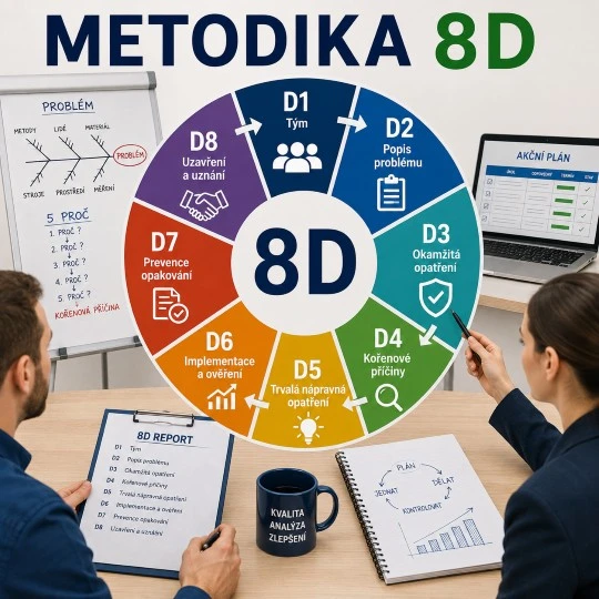 Workshop Metodika 8D s využitím AI